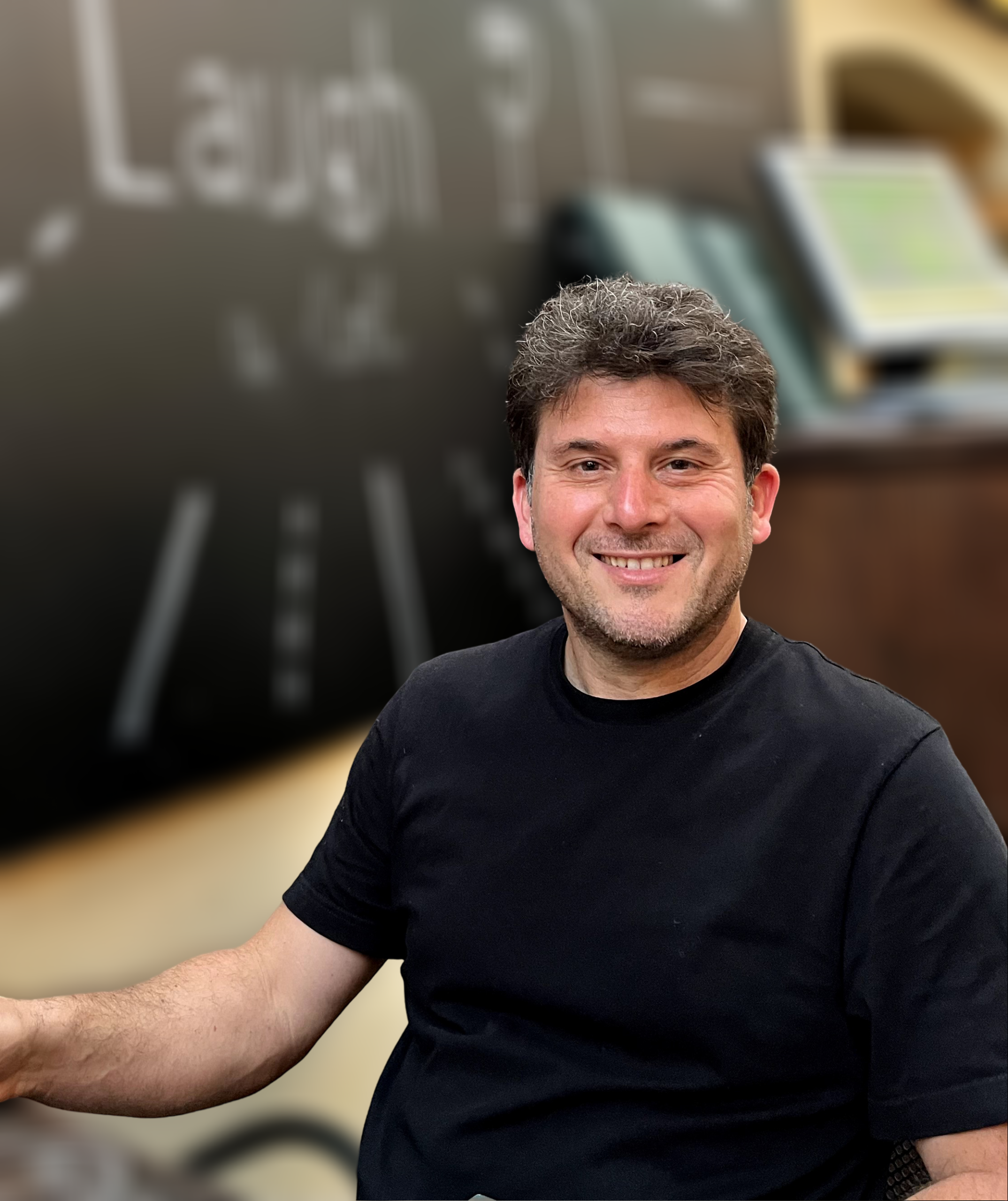Picture of Cristian, head of the association